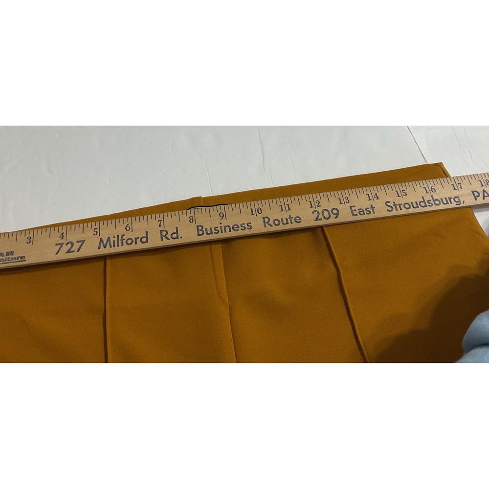 VTG 90's New York Clothing Company Mustard Yellow Bootcut Trousers Pants 14‎ - Picture 7 of 10